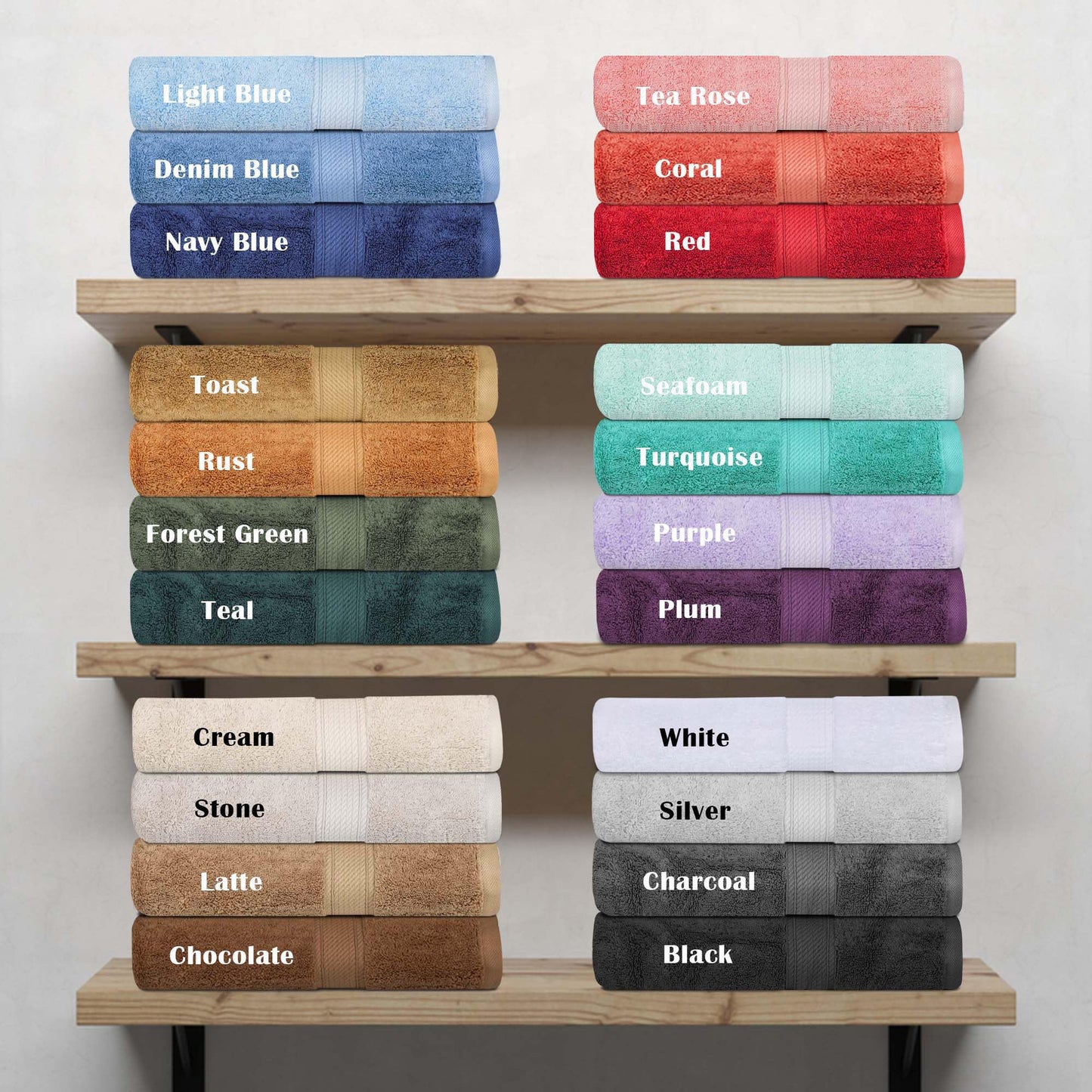 Superior Egyptian Cotton 2-Piece Solid Bath Sheet Set, Bath Sheet 34” x 68”, 800 GSM, 2-Pieces, Stone