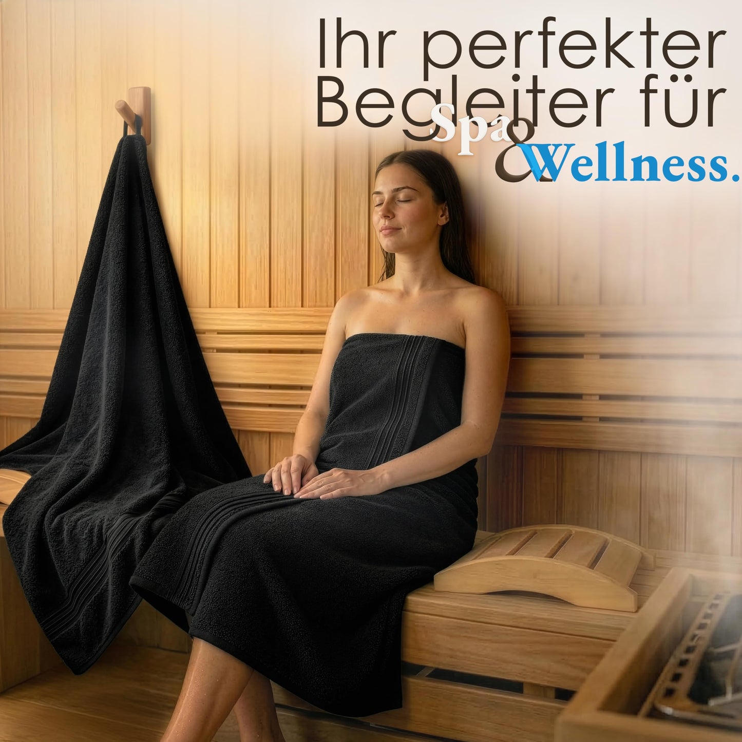 Hammetex Bathrobe 100% Cotton Unisex for Men and Women Quality 400 g/m² Quality Soft Absorbent Terry Towelling Bathrobe for Couples with Pockets