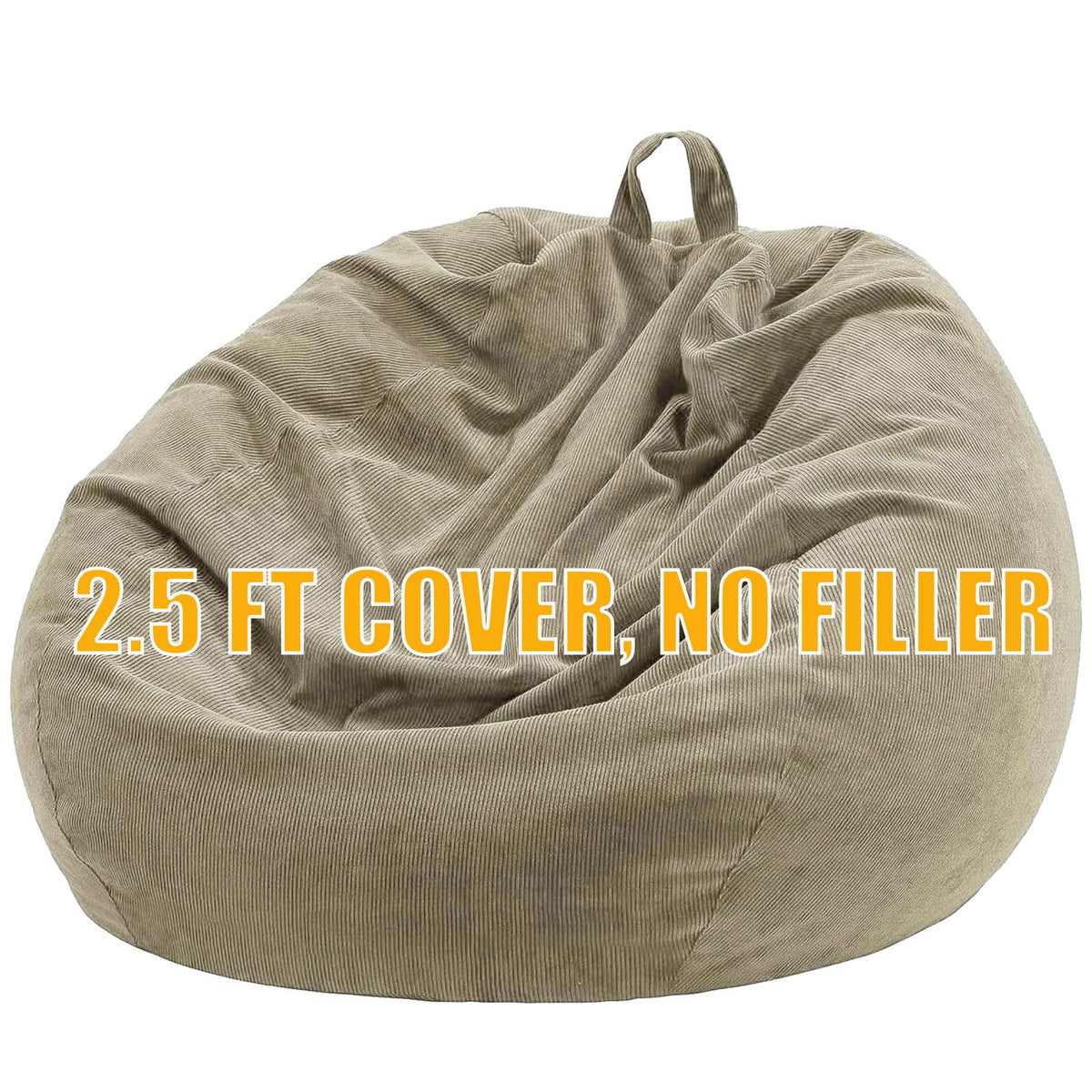 Nobildonna Bean Bag Chair Cover No Filler for Kids Beanbag Stuffed Animal Storage Without Filling Plush Toys Holder and Organizer Soft Premium