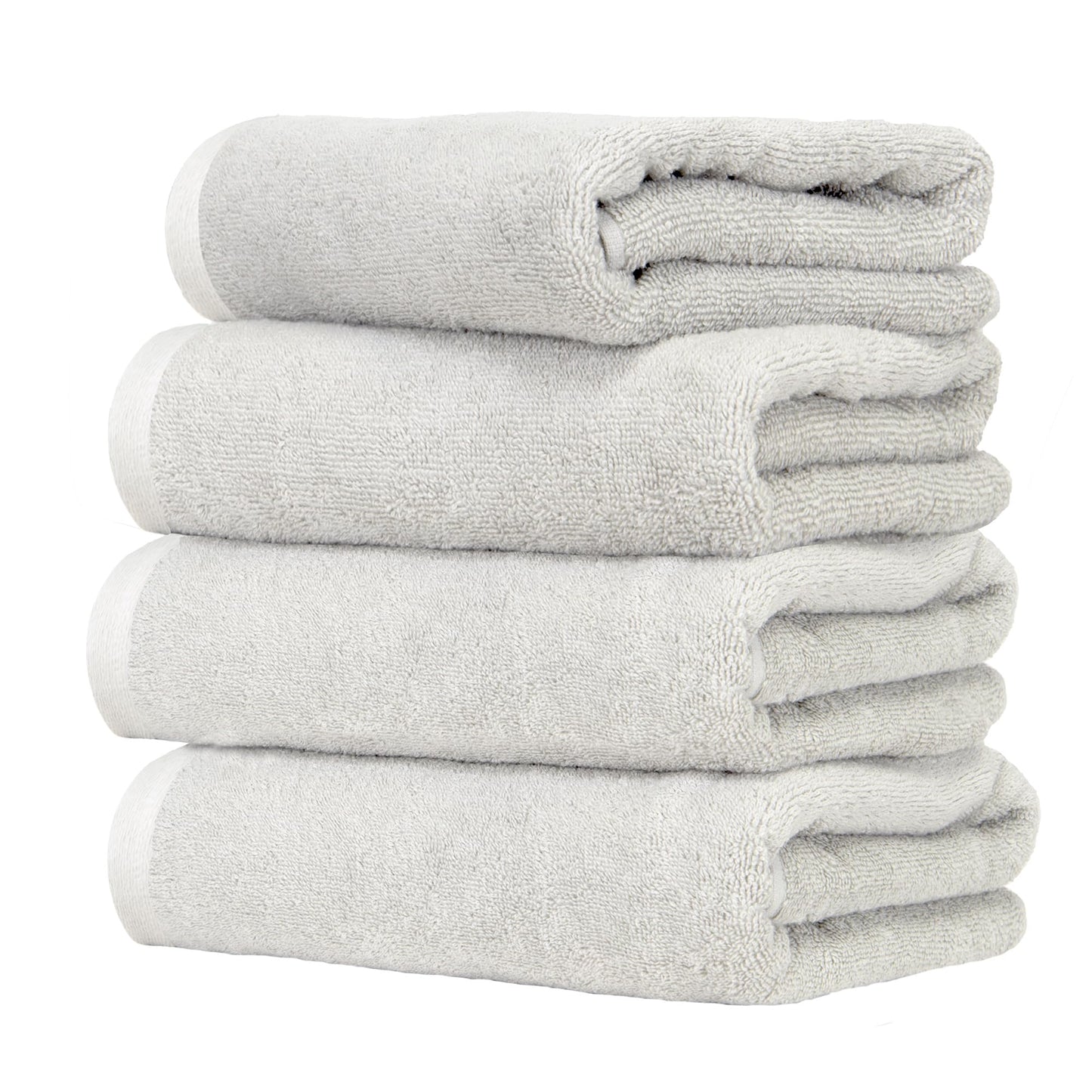 Ruggeri 4 Piece Guest Towel Set, 40x50 cm, Soft Cotton, White