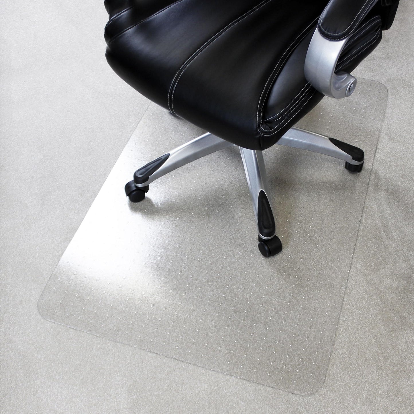 Marvelux Enhanced Polymer Durable Office Chair Mat for Carpets 75 x 120cm