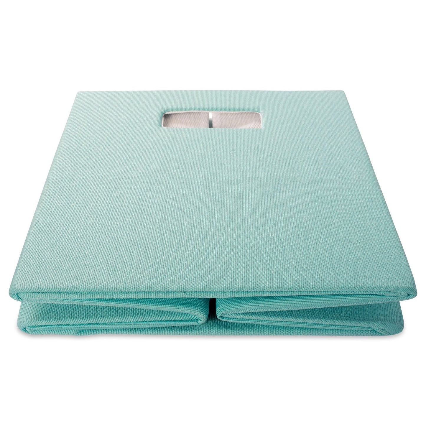 DII Poly Cube Hard Sided Folding Storage Collection - Aqua - Large