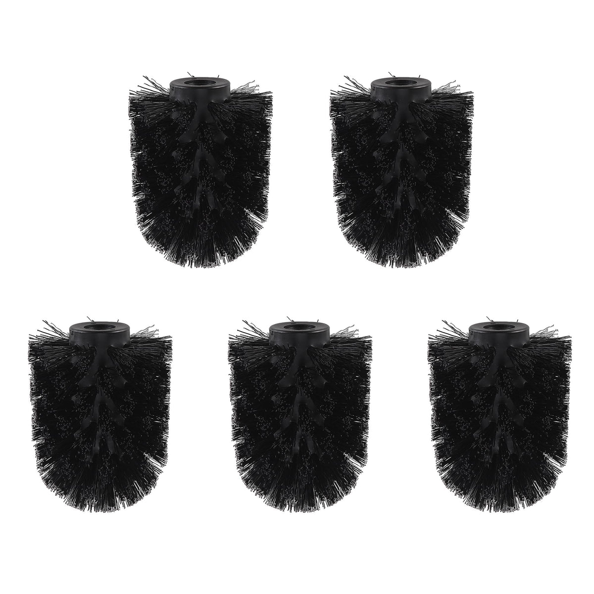 PP Bristles Toilet Brush Heads Pack of 5 for BGL Toilet Brushes - Durable, Efficient, Standard Size 6.8x9cm Replacement Heads for Cleaning