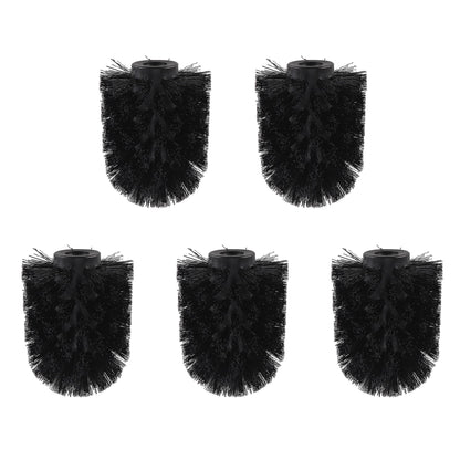 PP Bristles Toilet Brush Heads Pack of 5 for BGL Toilet Brushes - Durable, Efficient, Standard Size 6.8x9cm Replacement Heads for Cleaning