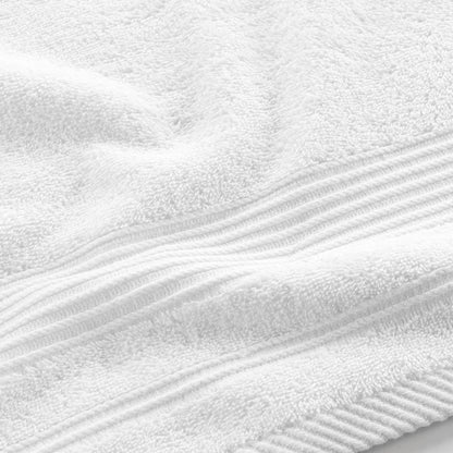 douceur d'intérieur, Tendresse Hand Towel 50 x 90 cm Plain Sponge White