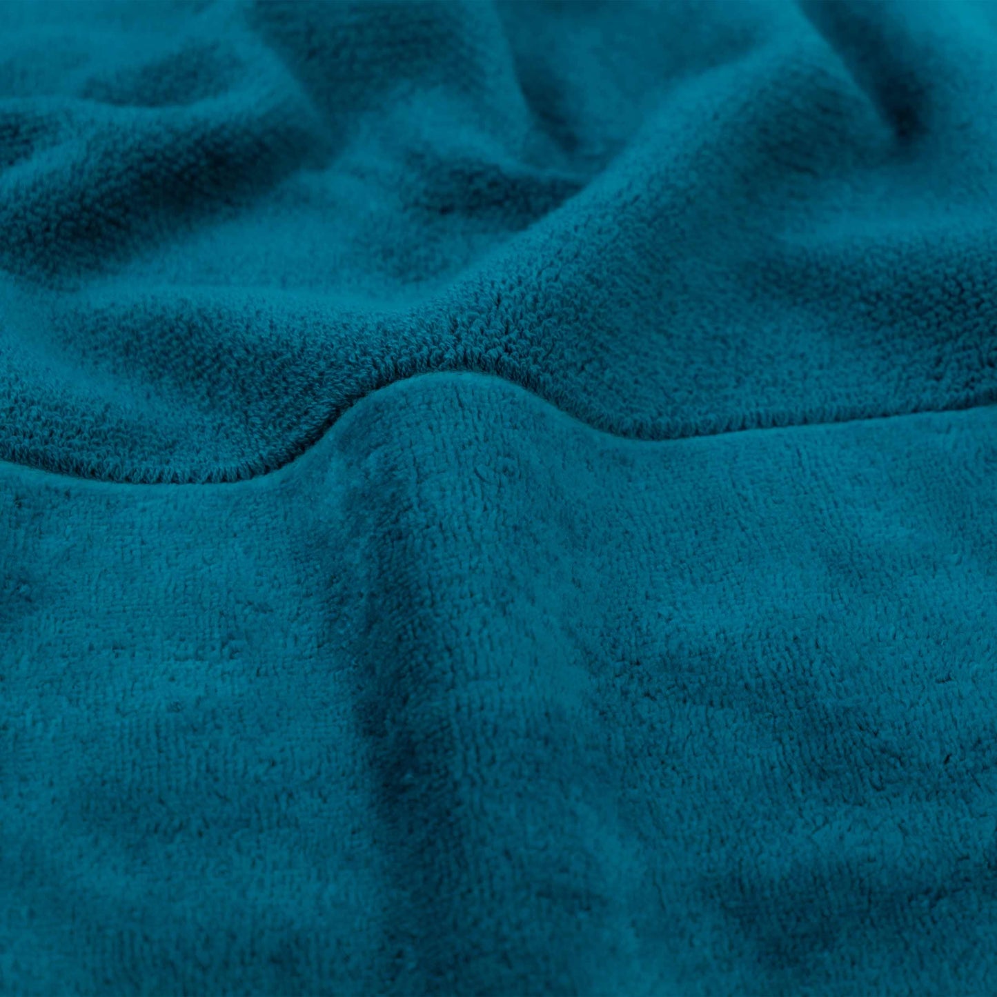 Möve Bamboo Luxe set of 3 guest towels 30 x 50 cm made of 60% cotton / 40% viscose from bamboo cellulose, deep lake