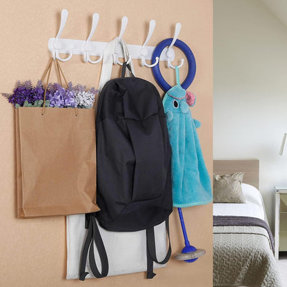 GlazieVault Coat Hooks for Wall - Stainless Steel Coat Racks 2 Pack - Heavy Duty Coat Hook Wall Mounted