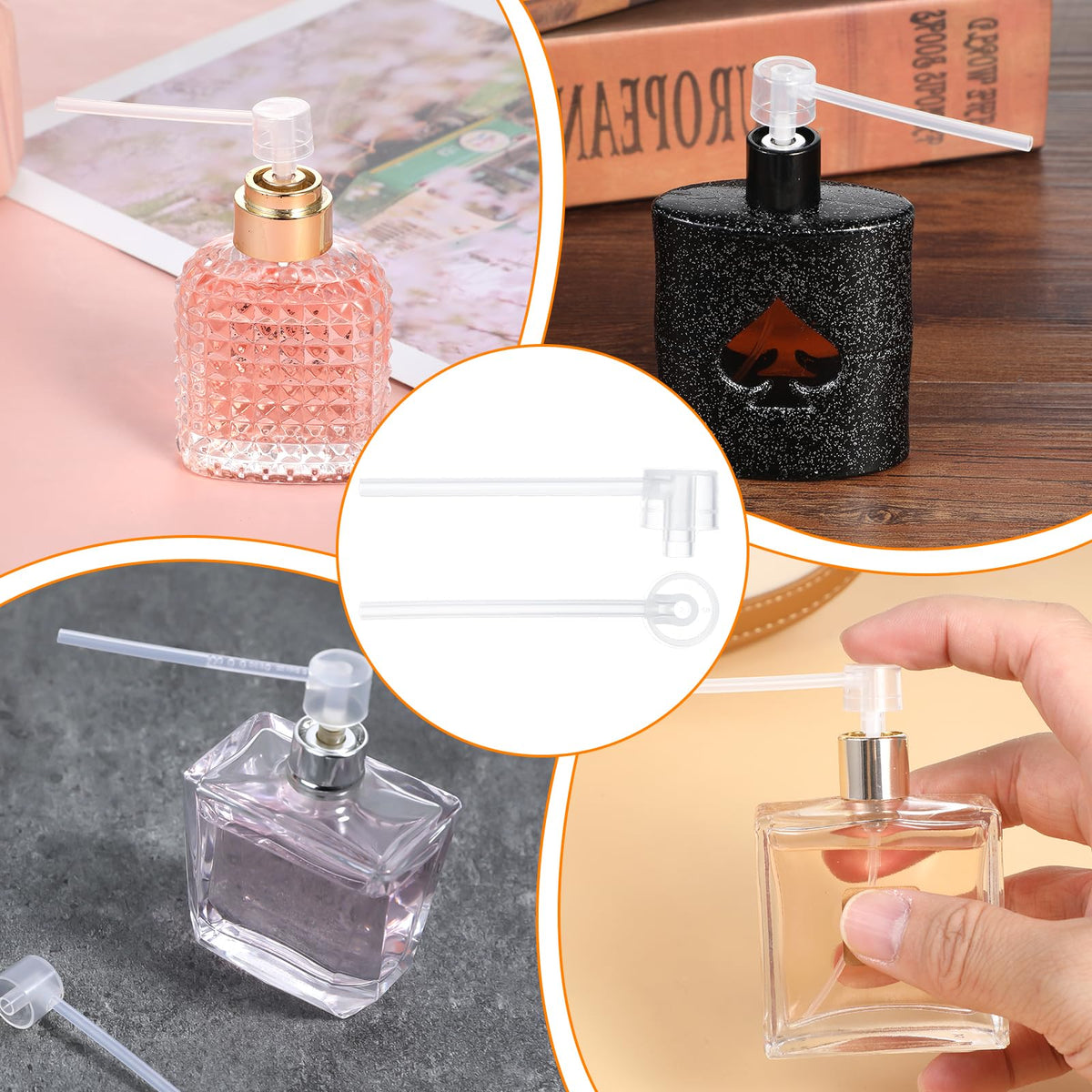 30 Pcs Perfume Refill Pumps with Leak-Proof Design, Dispenser Pumps Transfer Tool for Toners Conditioning Water