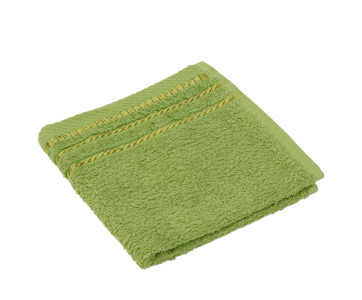 Gözze - Set of 4 Faceloths, Berlin, 100% Cotton, 30 x 30 cm - Dark Green