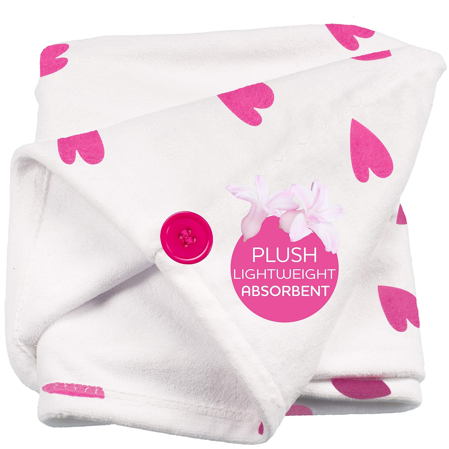 Snoozing Beauty - Quick Dry Hair Turban Towel | Luxury Super Absorbent Rapid Drying Hair Towel Wrap