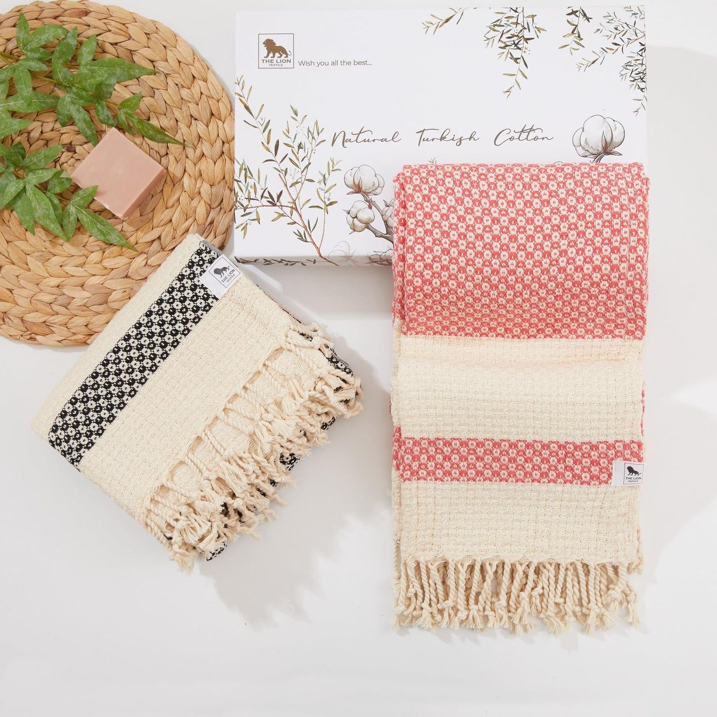 Beach Towel, Bath Towel-Luxurious Turkish Towels Set to Make You Feel Special with Unique Design. Lightweight