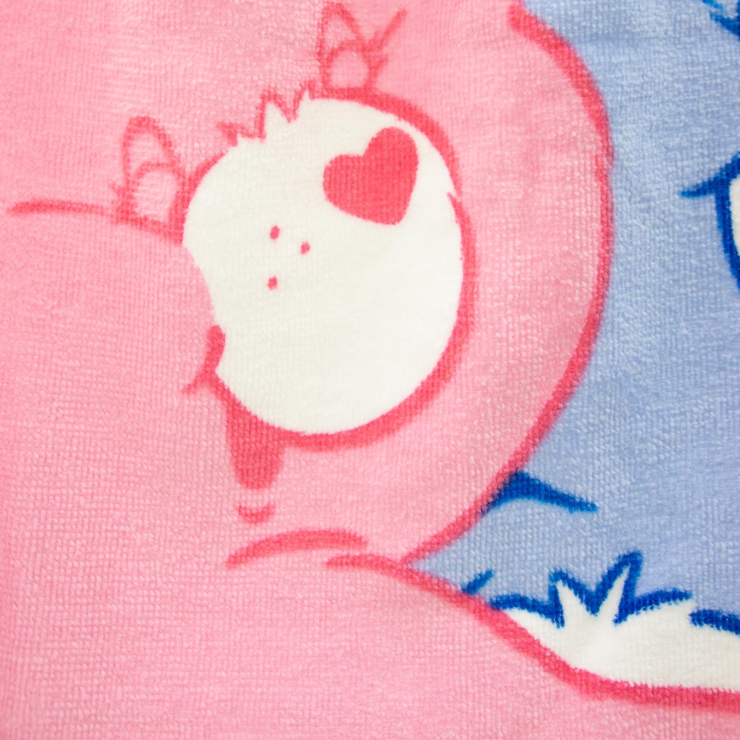 Character World Care Bears Officially Licenced Kids Towel | Super Soft Feel | Besties Design Featuring Cheer and Grumpy Bear | Perfect The Home, Bath