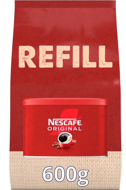 NESCAF? Original Medium Roast Instant Coffee Refill Pouch 600g