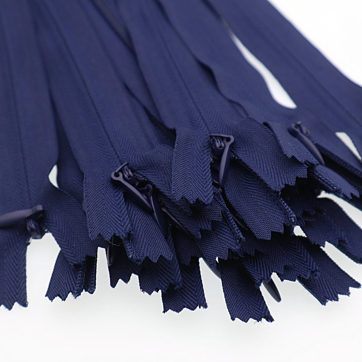 12 Inch Invisible Zips, Close End Nylon Hidden Zip for Handmade Garment, Bags, Home Textile, Tailor 30PCS, Navy Blue YIGUANXIN