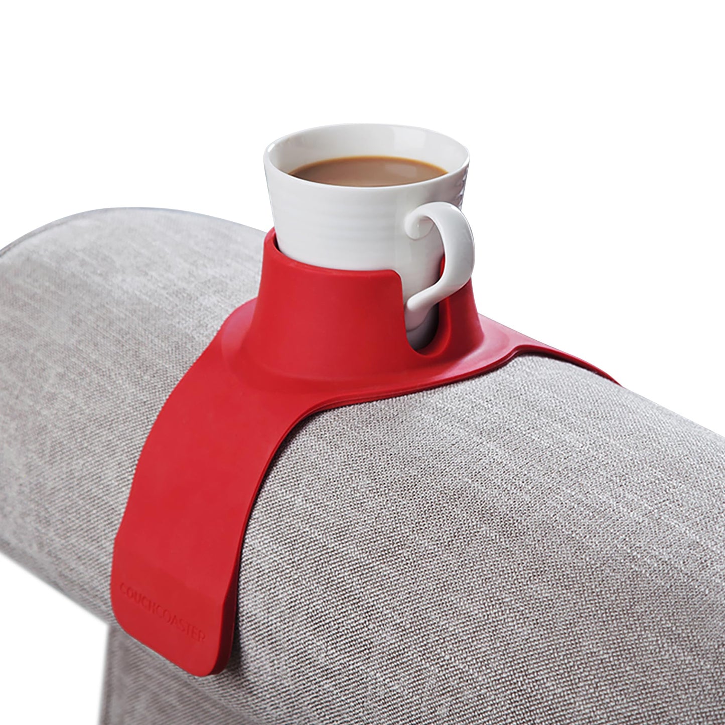 HIT PRODUCTS CouchCoaster® - Couch Armrest Cup Holder, Rosso Red