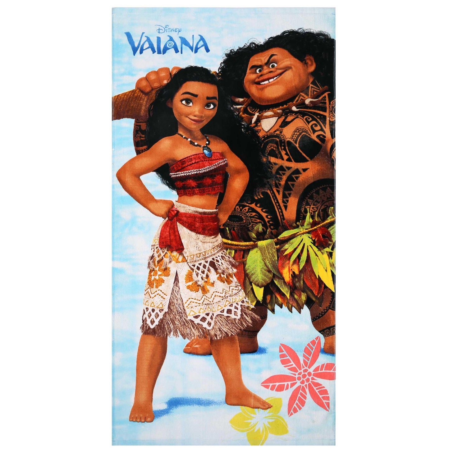 DISNEY Moana Quick-drying beach and bath towel, cotton 70x140 cm OEKO-TEX