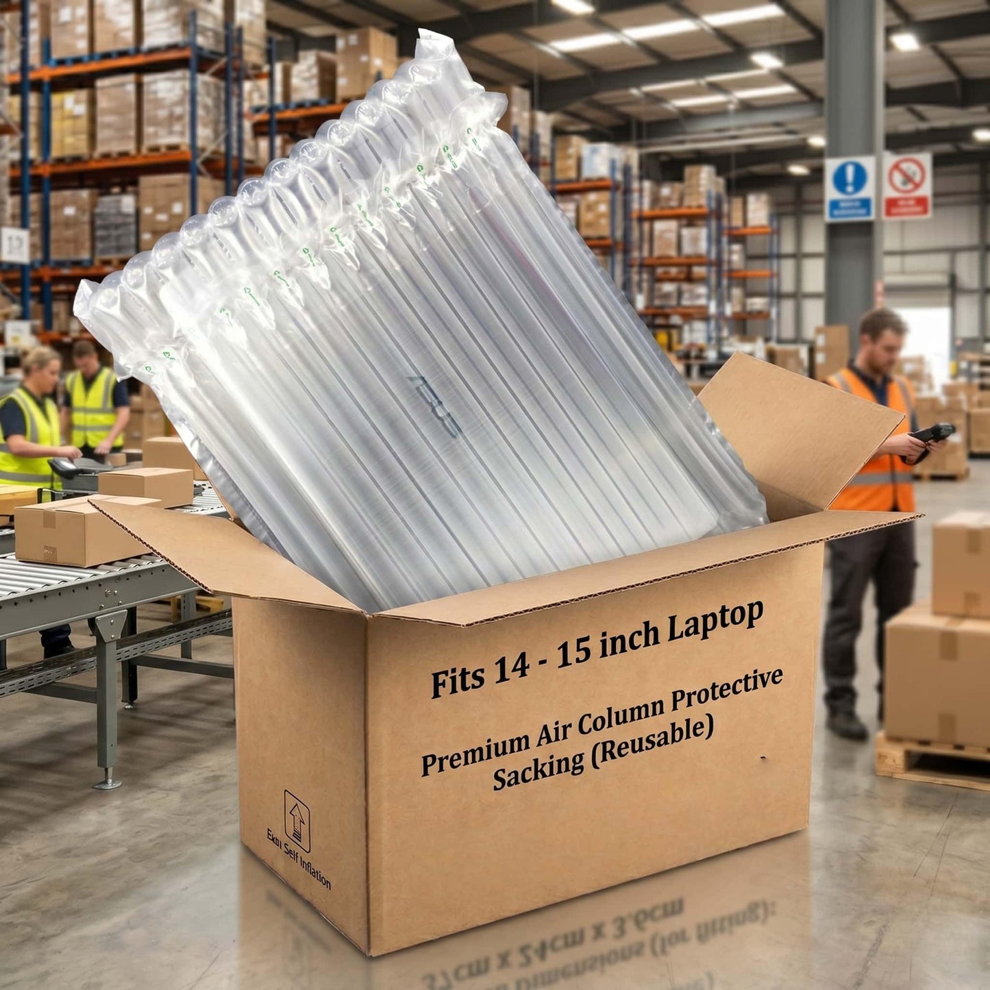 10 Pack Inflatable Laptop Protective Bag for 13-15" Laptop Shipping, Air Sac Bag for Notebook (10pack for 14-15" Laptop)