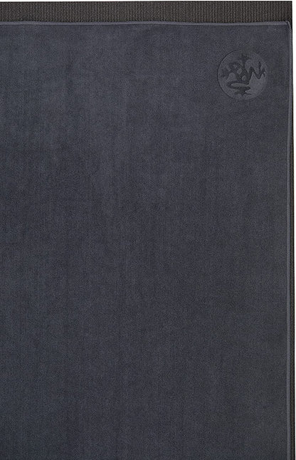 Manduka Unisex Equa Yoga Towel Mat, Thunder, Standard