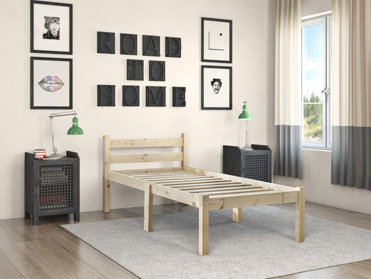 STRICTLY BEDS&BUNKS Cleveland Pine Bed Frame, 3ft Single