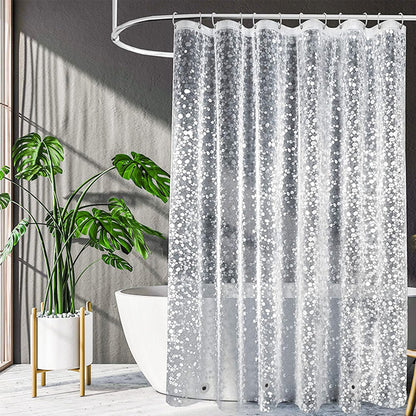 Shower Curtains Mould Proof Resistant, 180 x 180 cm 71 x 71 Inch, Shower Curtain for Bathroom, Waterproof Heavy Duty Bathroom Curtains