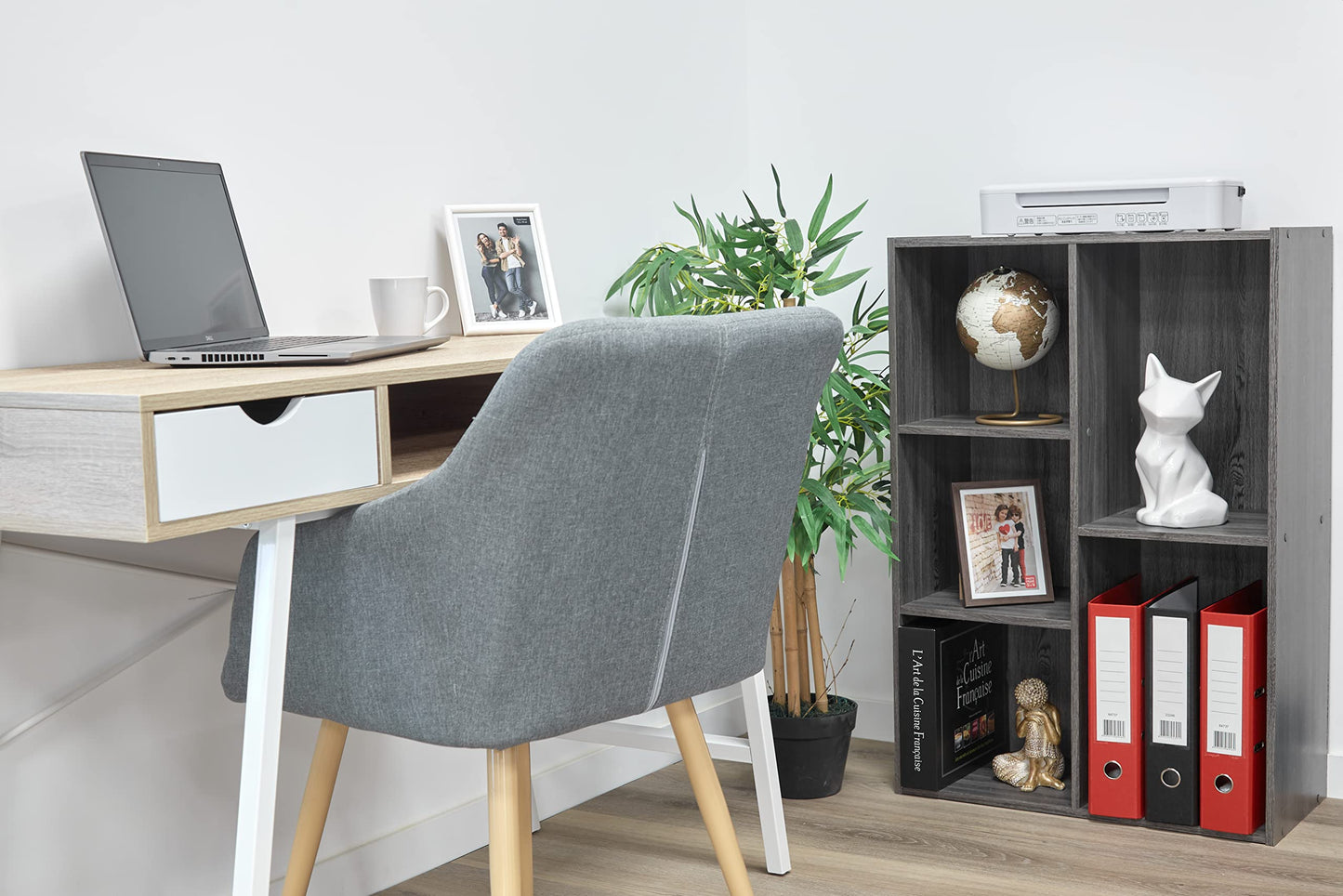 Iris Ohyama Wooden Storage Shelf,Cabinet Cube, Bookcase, Storage cabinet, Open cabinet, Easy assembly, Modular, Design, Office, Living Room,Bedroom