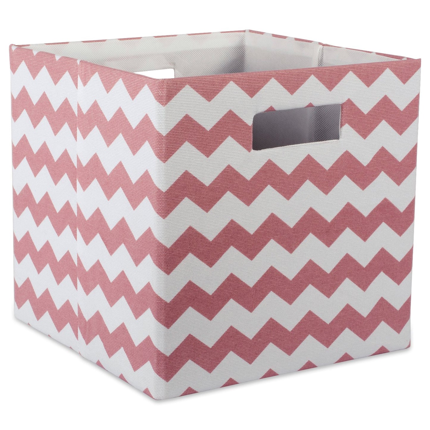 DII 13 x 13 x 13, Chevron Rose, 100% Polyester, L