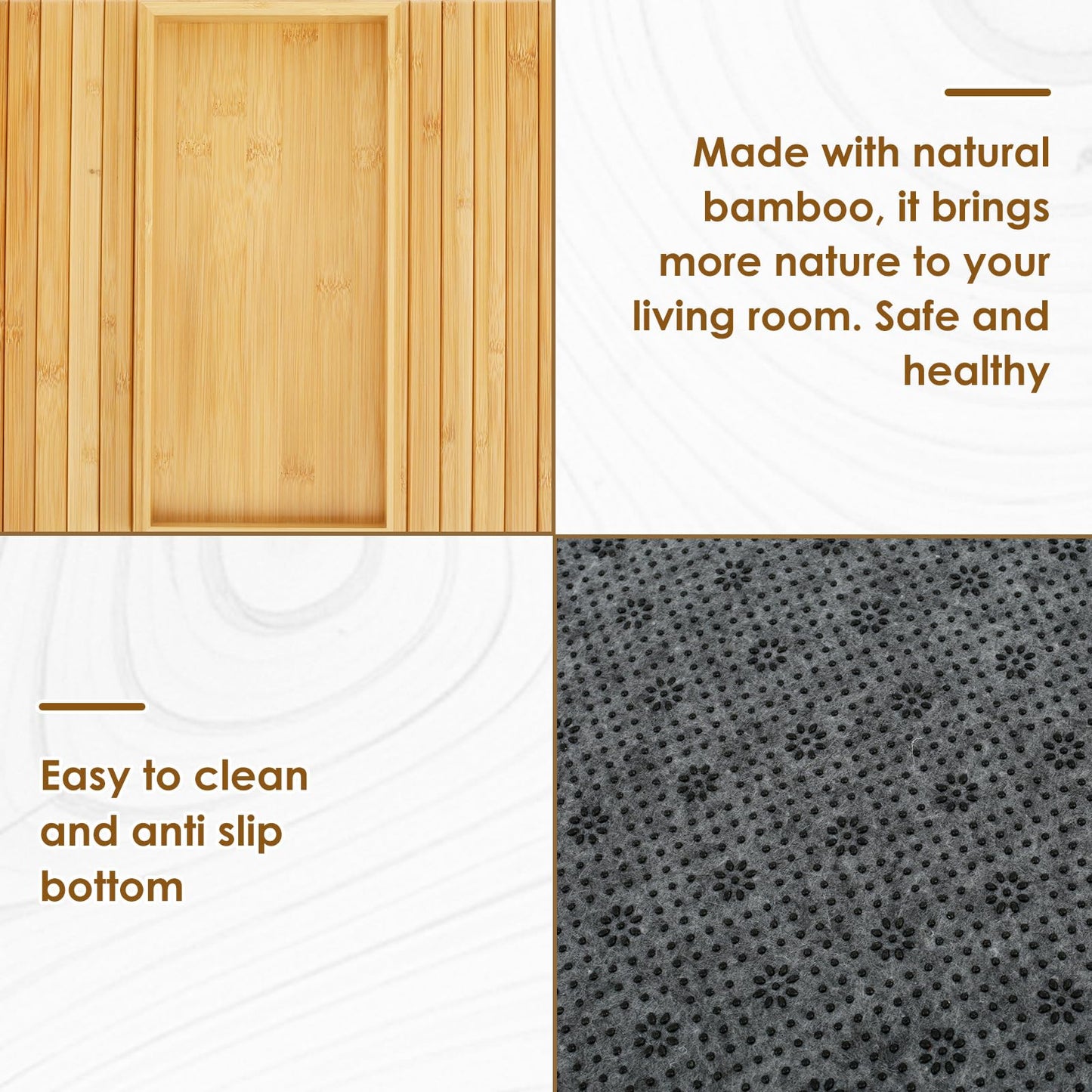 Bamboo Sofa Arm Tray Table Couch Arm Tray Folding Sofa Armchair Caddy Table Antislip Couch Cup Holder Stable Sofas Snack Trays for Drinks Cellphone