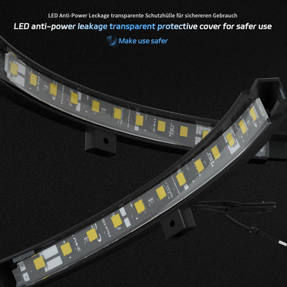 CyeeLife Dartboard LED Lighting System for Steel Dart board,Assemblable&Detachable