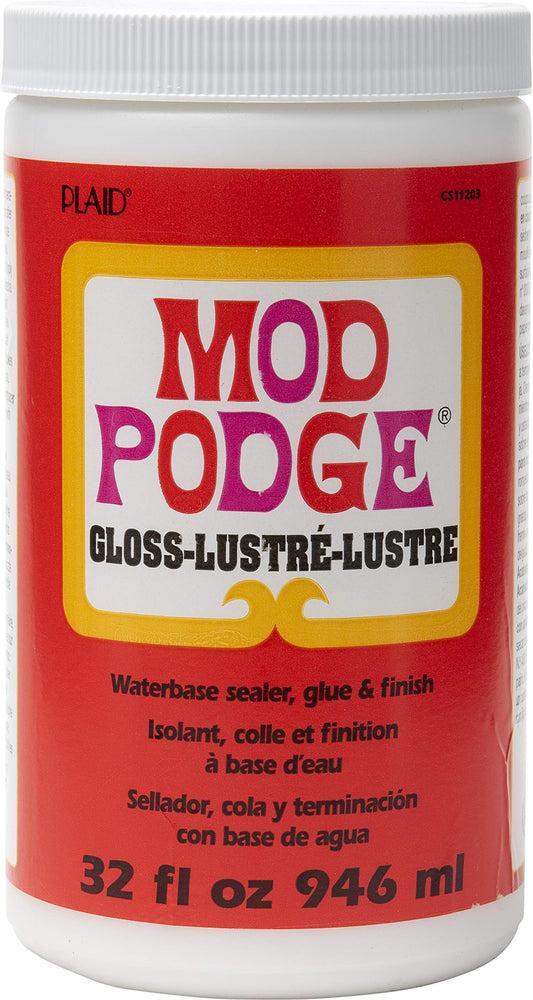 Mod Podge, Water-based Sealer, Glue and Finish, Gloss Finish, CS11203, 946 ml Bottle