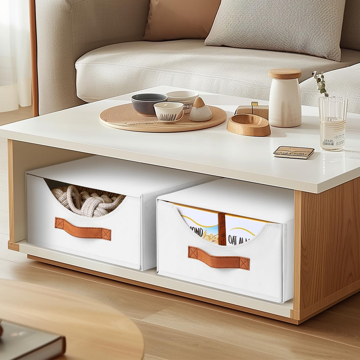 Homsorout Wardrobe Storage Organiser - Foldable Stackable Storage Drawers Box, Fabric Storage Baskets for Clothes Organization, Shelves, Bedroom