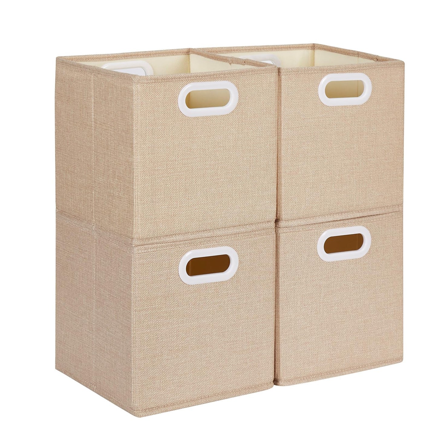 Mangata Cube Storage Boxes 33x38x33cm, Light Khaki, 4Pcs