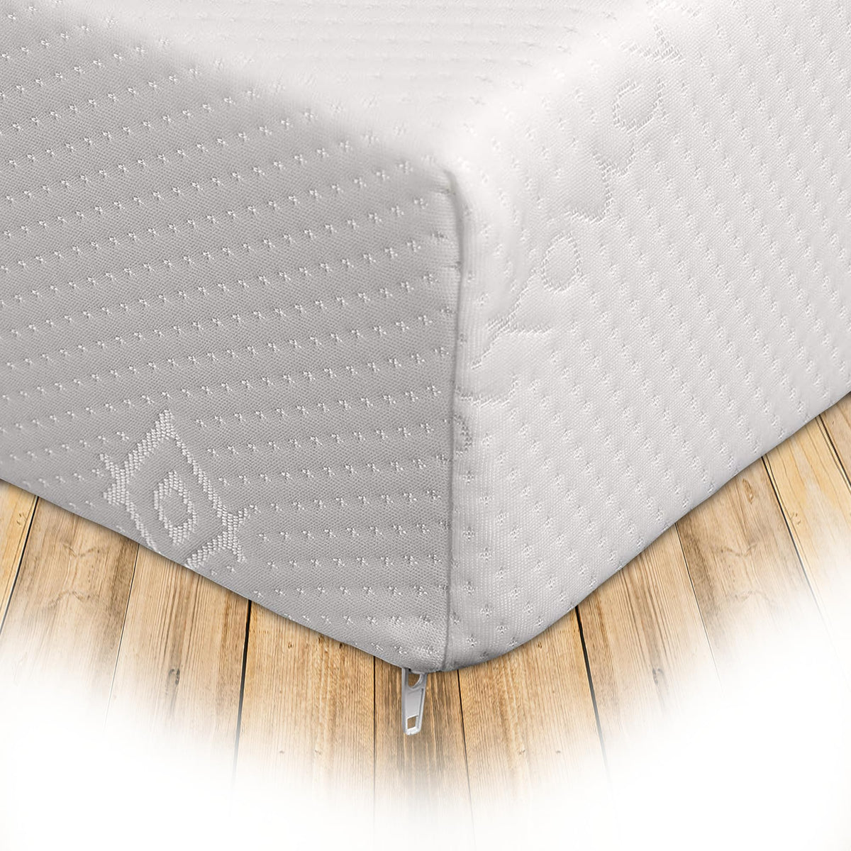 Starlight Beds Double Mattress - 4ft6 Memory Foam Mattress, 6-Inch Deep with Removable Cover 135cm x 190cm / 4ft6 x 6ft3