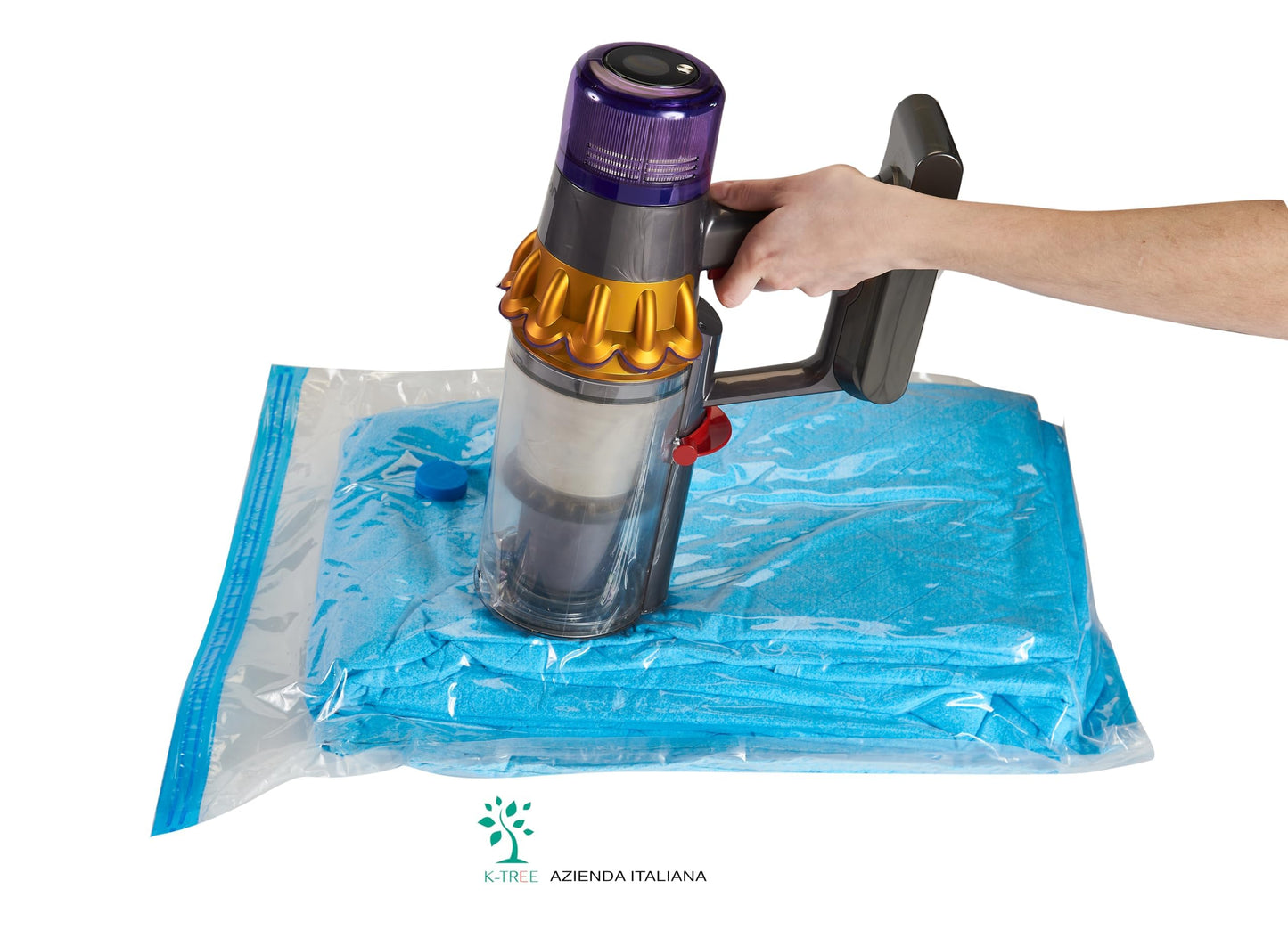 K-TREE Vacuum Bags - Lavender Scent, 8 Bags 50x70cm, Reusable, Durable, Dust & Moisture Resistant