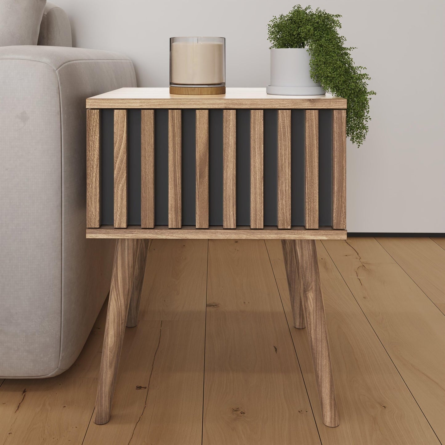 GFW Rowan Lamp Table Oak