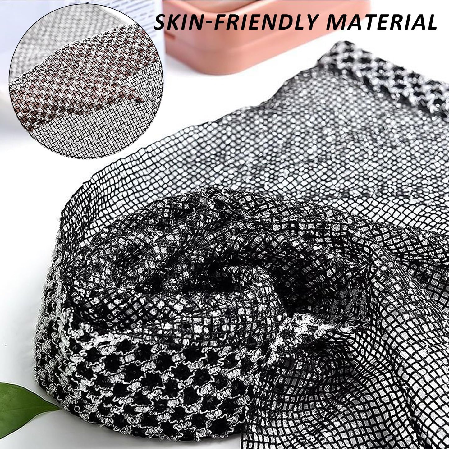 2 Pieces Mesh Bath Towels, Exfoliating Bath Towels, Cleansing Towels, Mesh Antibacterial Bath Towels, Suitable for Home Bathrooms, Bathhouses