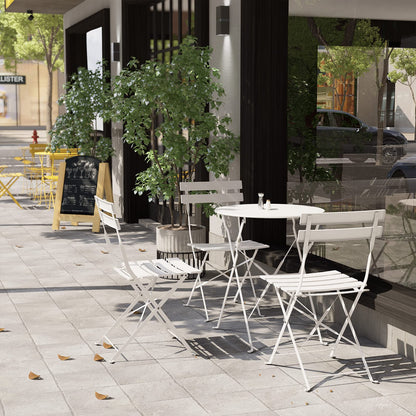 Grand patio Bistro Set 3 Pieces, Garden Furniture Set, Folding 2 Chairs and 1 Table, Weather-Resistant, Patio Table Chairs for Balcony,Yard, Garden
