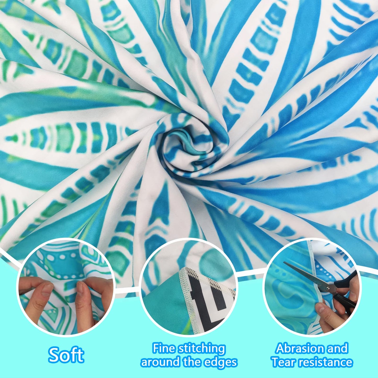 Startseite Microfibre Beach Towels for Adults - 2 Pack 180x100cm Lightweight Beach Towel Extra Large