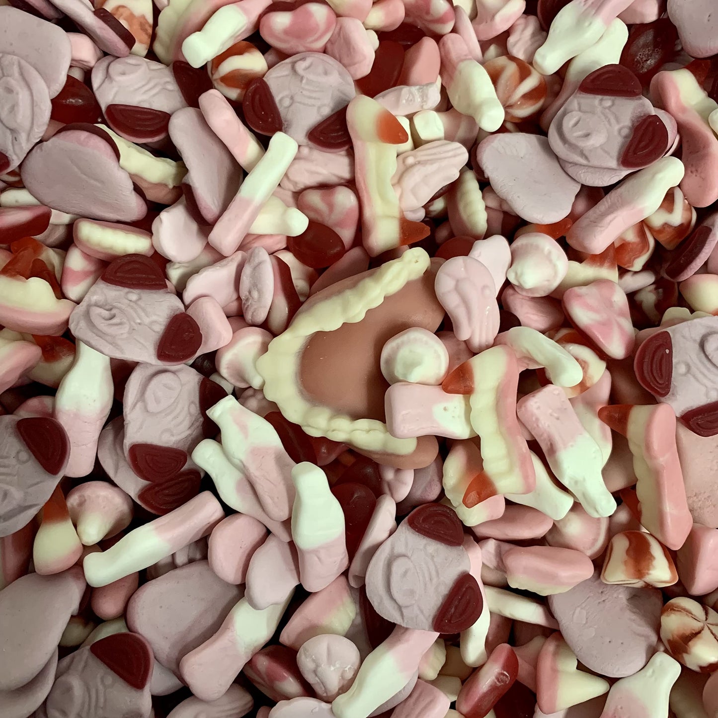 Pink Sweet Mix 1kg Share Bag by The Gourmet Sweet Company