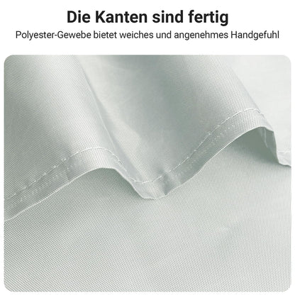 Lerores - 300 x 200 cm Shower Curtain with Heavy Bottom Anti-Mildew Polyester Fabric Waterproof Washable Bathroom Curtain with 16 Shower Curtain Rings