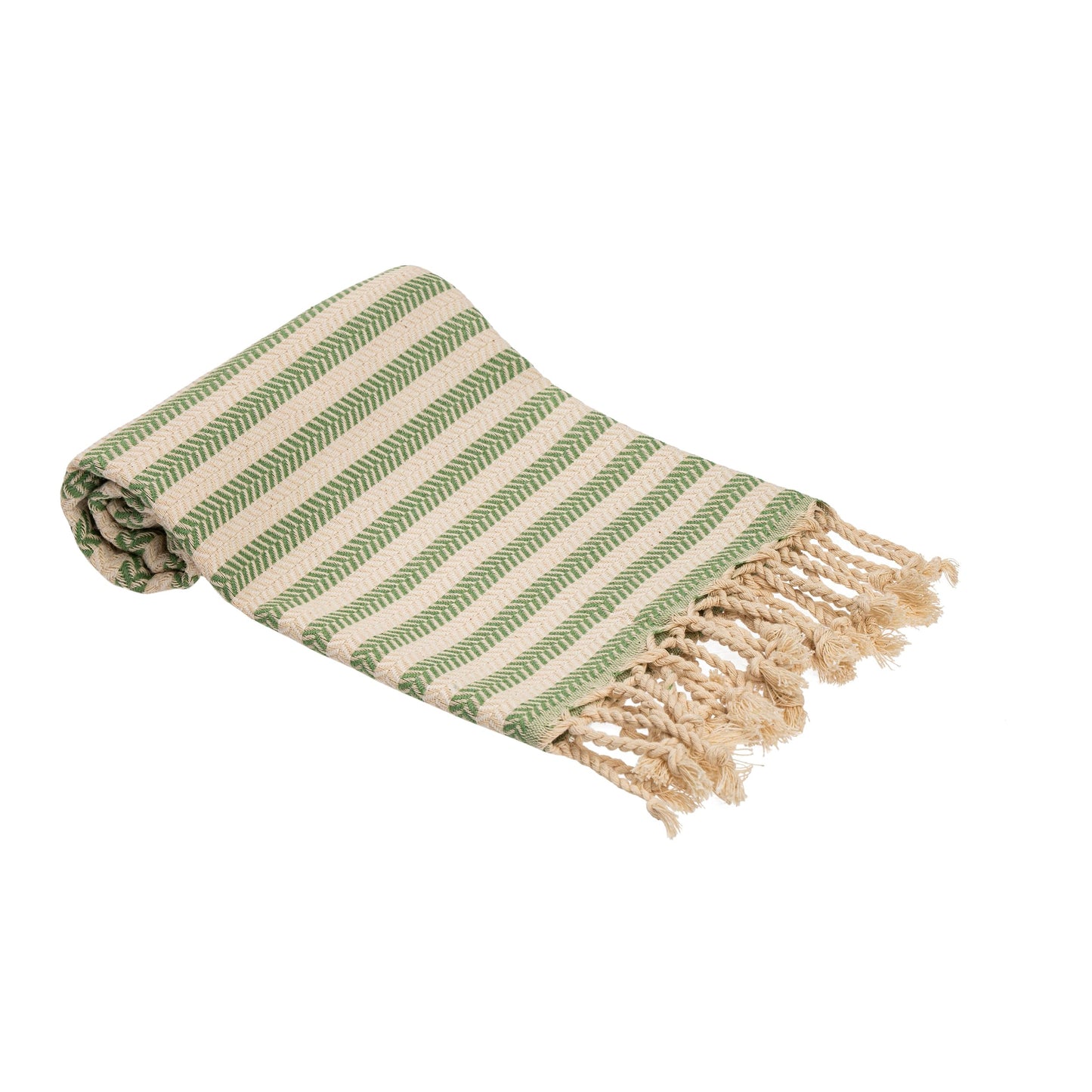 Blue Beach Turkish Towel Striped - 90 x180cm Large Turkish Hammam Peshtemal Towel - Super Absorbent, Quick Dry, Lightweight