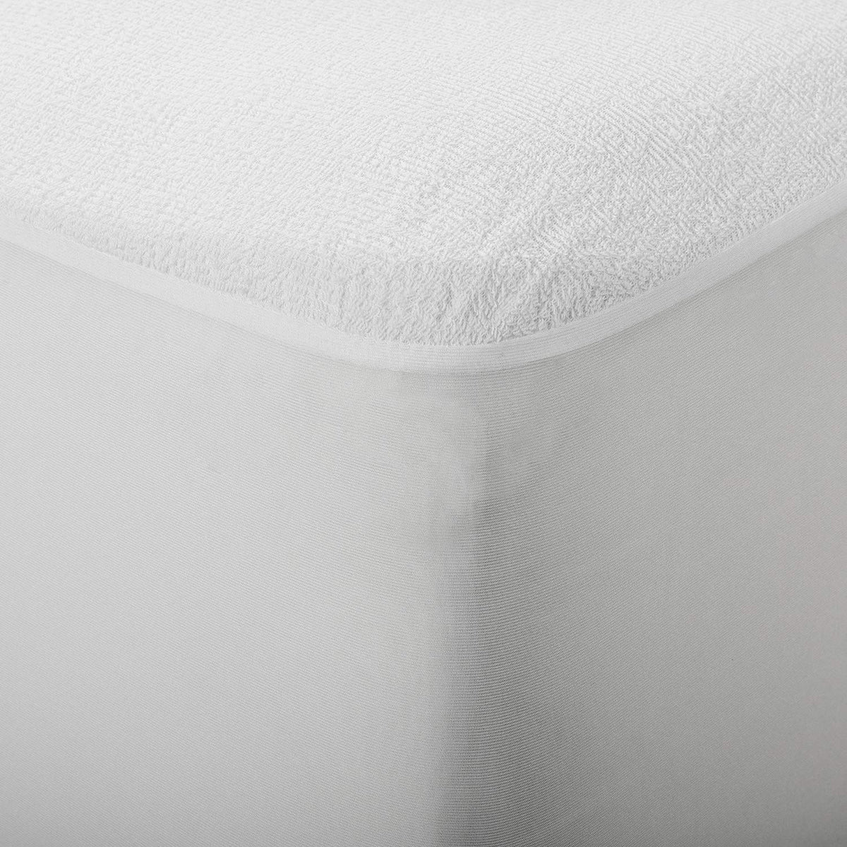Pikolin Home PP05 Waterproof and Breathable Terry Mattress Protector 100% Cotton, white, 180 x 190/200 cm