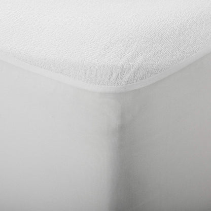 Pikolin Home PP05 Waterproof and Breathable Terry Mattress Protector 100% Cotton, white, 180 x 190/200 cm