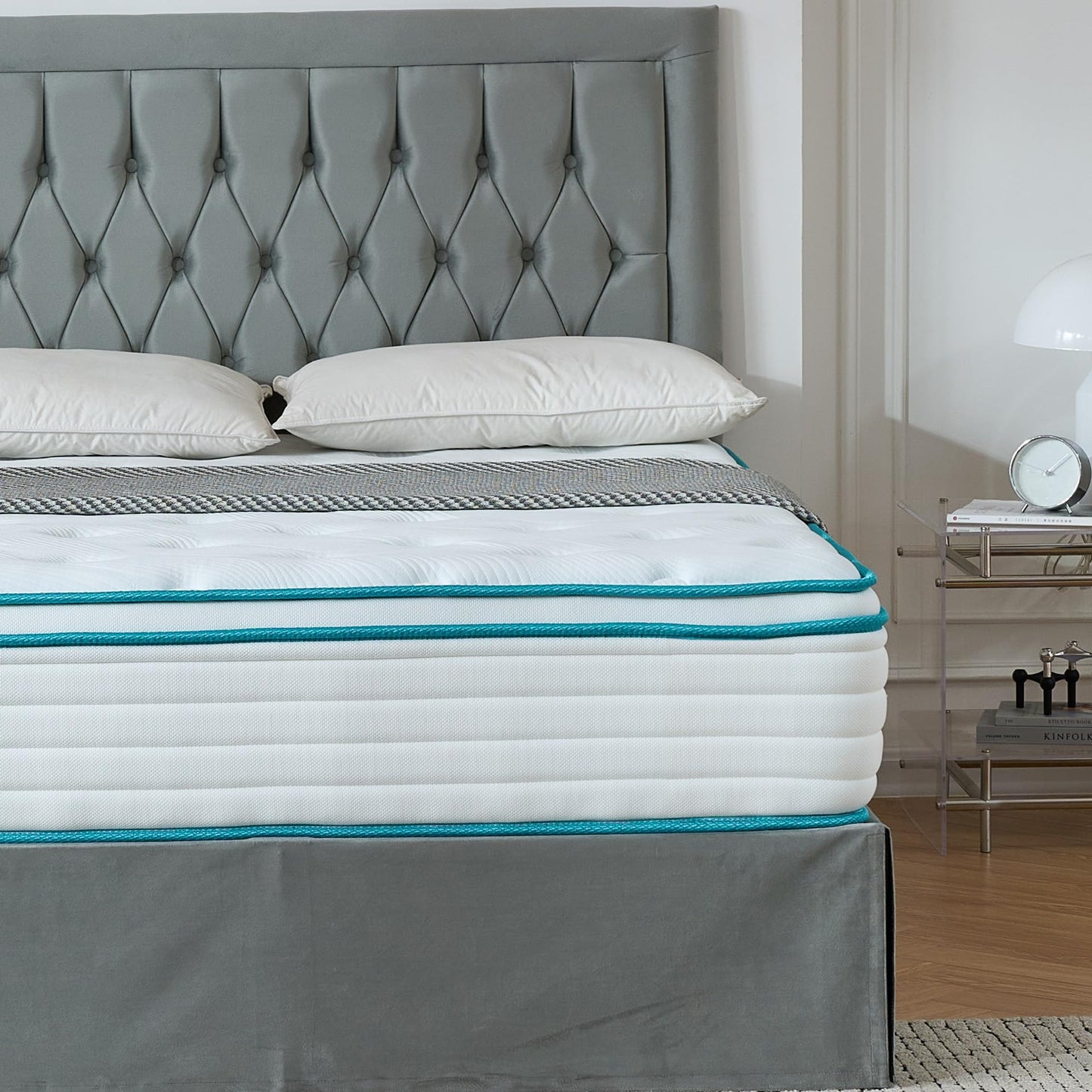 SANA SLEEP 4FT6 Double Mattress, 11 Zone Orthopedic Double Mattress, Pocket Spring Mattress, Motion Isolation, Pressure Relief