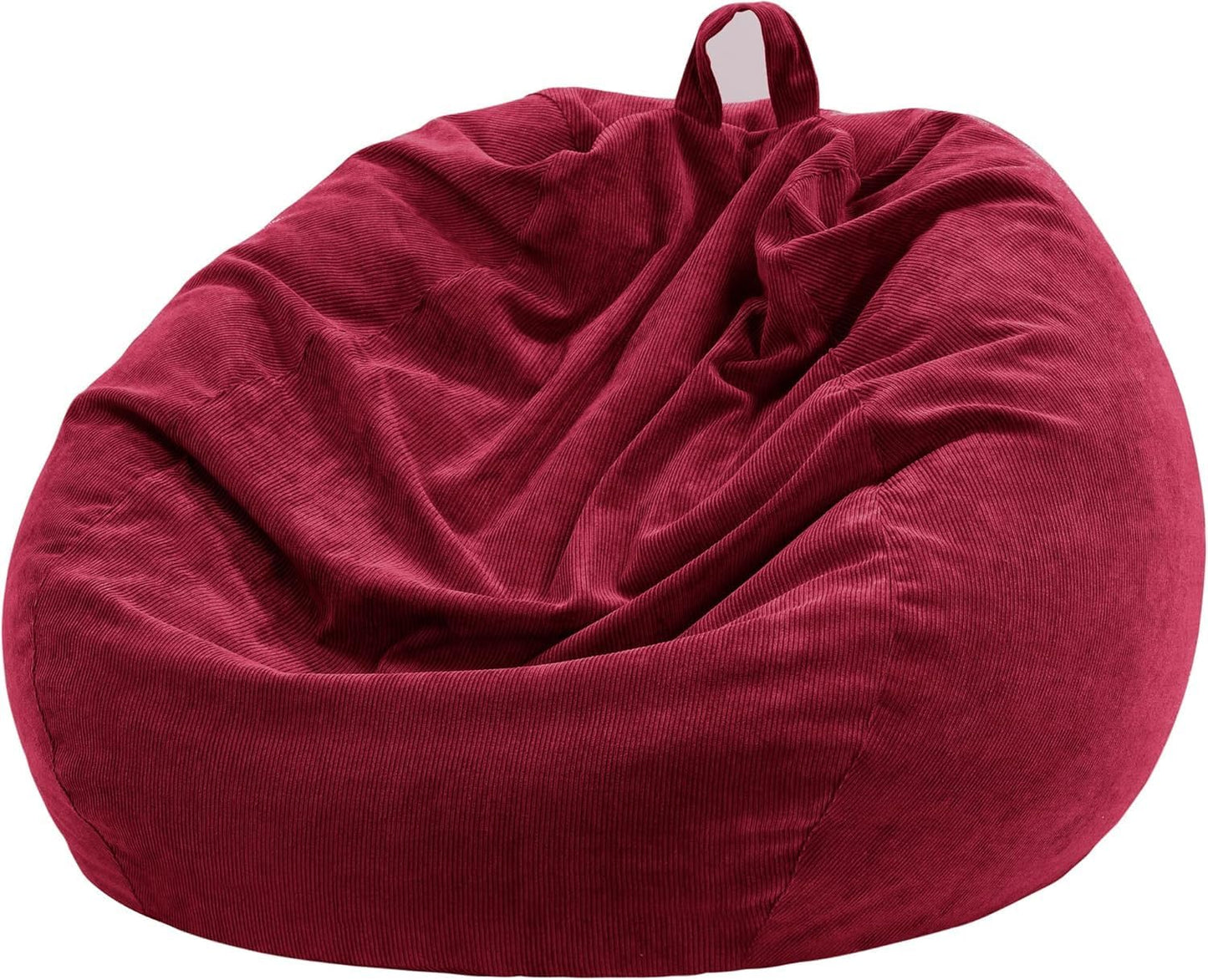 Nobildonna Bean Bag Chair Cover (No Filler) for Kids Beanbag Stuffed Animal Storage Without Filling Plush Toys Holder and Organizer Soft Premium