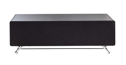 Alphason Chromium Concept TV Cabinet - Black, 120 x 42 x 40cm WxDxH