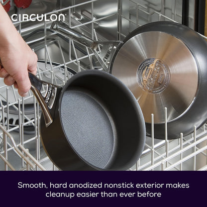 Circulon Infinite Non Stick Frying Pan 20cm - Induction Frying Pan with Stainless Steel Handles, Dishwasher Safe Omelette Pan Non Stick, Durable