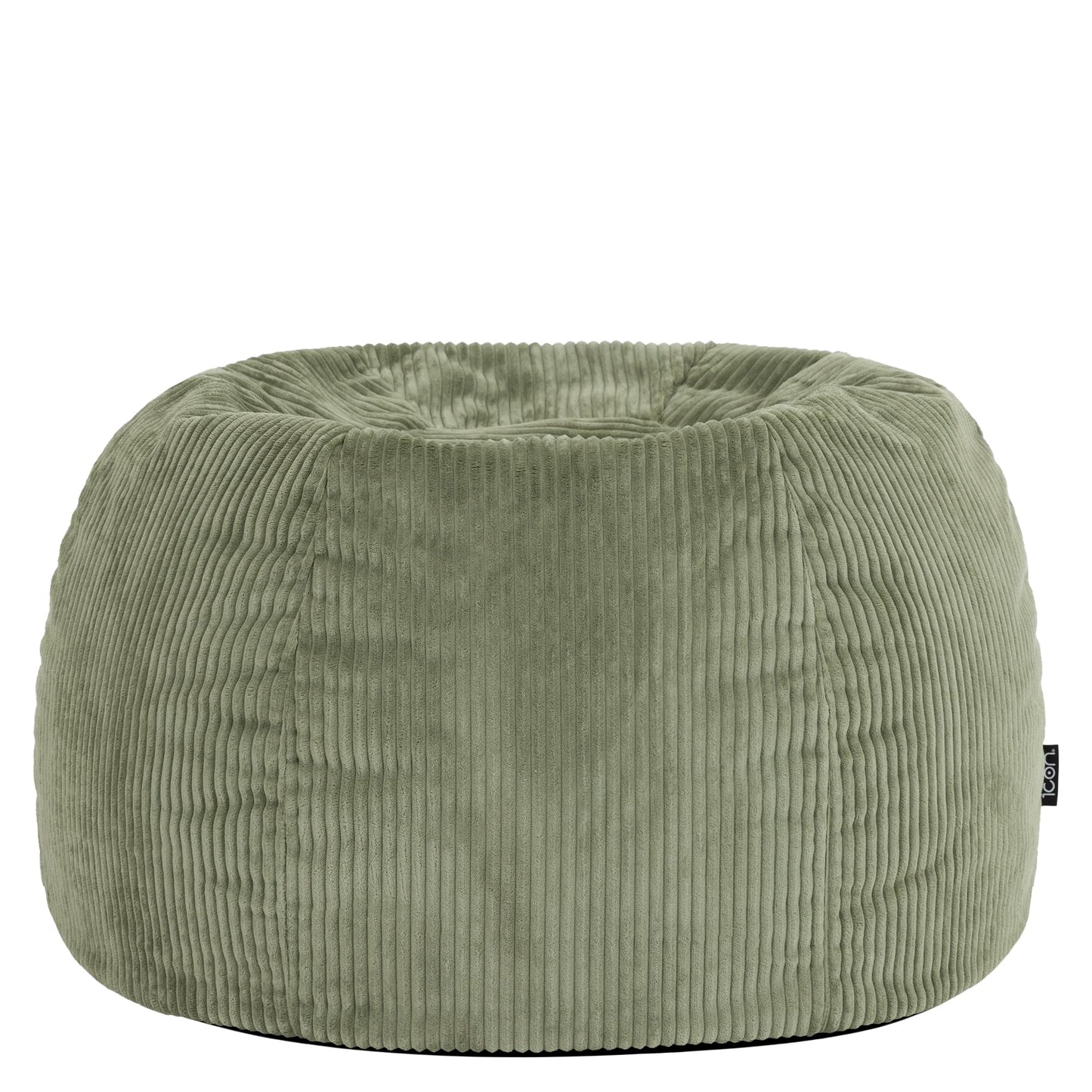 icon Kingston Cord Bean Bag with Filling Included, Set of 2, Green