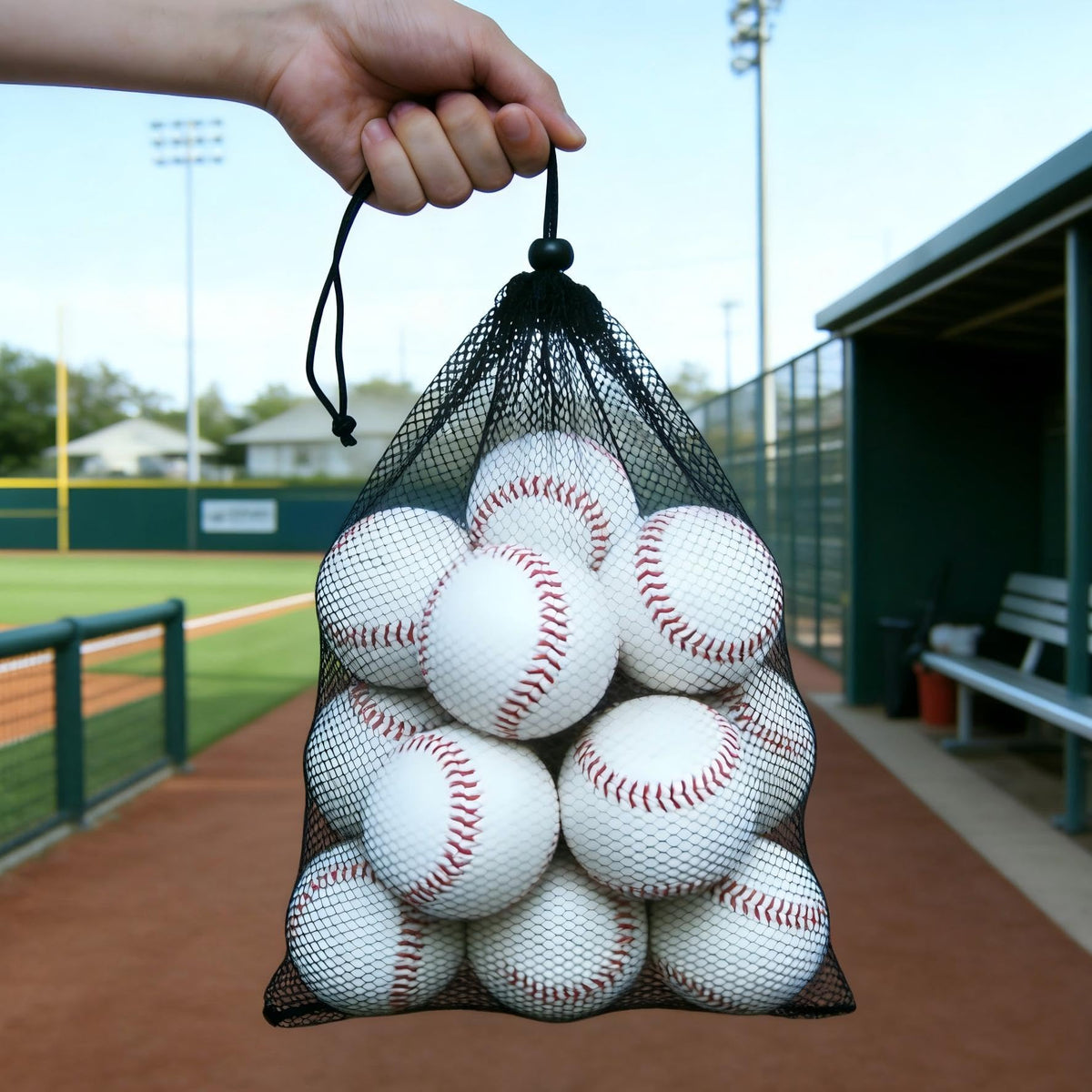 5Pcs Large Drawstring Mesh Storage Bags, 35cm x 40cm Organizer Net Bags, Beach Tote Bag Drawstring Organizer Storage Mesh Bags for Sport, Swimming
