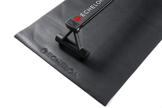 Echelon Fitness Protective Indoor Rower Mat: 39"W x 90.5"L, Black