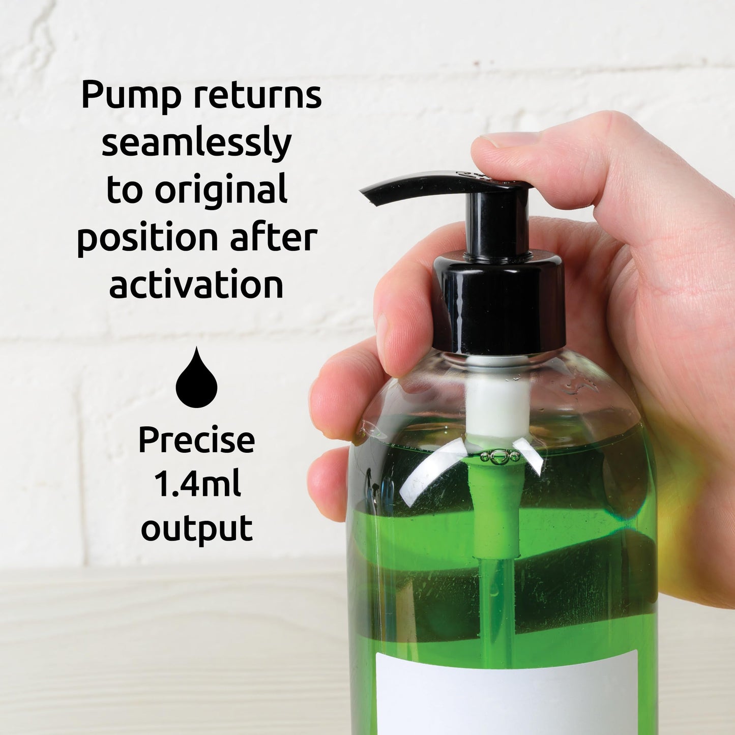 TEC Bottles 250ml Pump Dispenser Bottle 30% Recycled (2)
